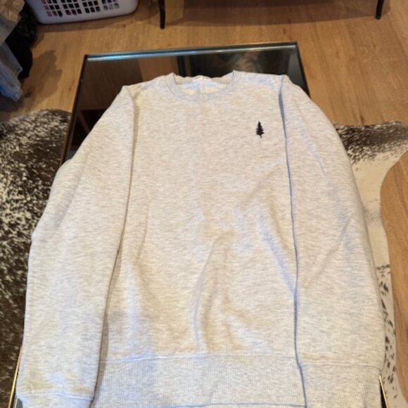 Like-New TenTree Light Grey Heathered Sweatshirt - Men's M - Picture 2 of 6